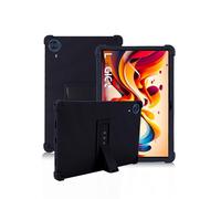 Coque pour Logicom Tab XXL 14 Pouces,daunke Silicone Souple,avec Support Rabattable,Légère aux Chocs,Anti-Rayures,Protection complète,Noir