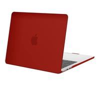 Coque pour MacBook Air 15 Pouces 2026 2025 2024 2023 M5 M4 M3 M2, Protection Ordinateur Rigide Mat Translucide Rouge