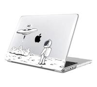 Coque pour MacBook Air 15 Pouces M4 M3 M2 2025 2024 2023, Protection Rigide Slim Antidéraprante Motif OVNI Alien - E.F.Connection