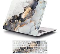 Coque Pour Macbook Pro 16 Pouce 2024-2021 Libérer M4 A3403 A3186 M3 A2991 M2 A2780 M1 A2485 Pro/Max Et Touch Id, Étui Protecteur En Plastique Caoutchouté & Couvercle De Clavier, Black Gold