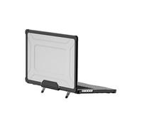 Coque pour MacBook Pro 16" Protection Antichoc Rigide avec Support Pliable, Noir