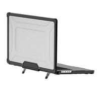 Coque pour MacBook Pro 16" Protection Antichoc Rigide avec Support Pliable, Noir