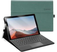 Coque pour Microsoft Surface Pro 7+(2021)/ Surface Pro 7(2019)/ Surface Pro 6(2018)/ Surface Pro 5(2017)/ Surface Pro 4, Angle de Vision réglable, Compatible avec Le Clavier Type Cover
