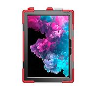 Coque pour Microsoft Surface Pro 7 / Pro 6 / Pro 2017 / Pro 4 / Pro LTE, Antichoc Armure Robuste Étui avec Support Rotatif à 360 Degrés, Dragonne et Porte-Stylet, TPU + PC Housse pour Surface Pro 7