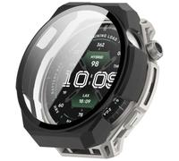 Coque pour montre intelligente + verre de protection 9H pour Amazfit | Coque intégrale avec protection d'écran intégrée, résistante aux chocs, aux rayures, durable, légère, protectrice, élégante