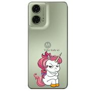 Coque Pour Moto G24 Et G04 Licorne Jveux Pas Personnalisee