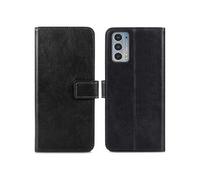 Coque pour Motorola Edge 20 Similicuir Noir