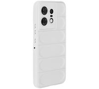 Coque pour Motorola Edge 50 Pro Antichoc Silicone Motif texturé 3D Blanc