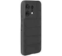 Avizar Coque pour Edge 50 Pro Antichoc Silicone Motif texturé 3D Noir