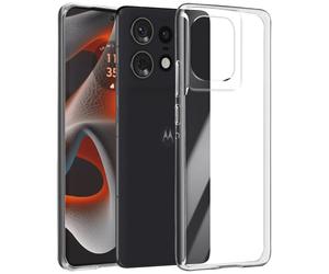 Coque pour Motorola Edge 50 Pro Fine 0.5mm Anti-jaunissement Transparent