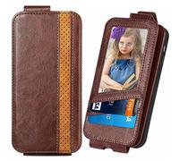 Coque pour Motorola Edge 60 Pro, Fermeture Magnétique Cove, Housse Béquille magnétique pour Motorola Edge 60 Pro-Brun