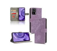 Coque pour Motorola Moto Edge 30 Neo Etui en Cuir PU Portefeuille Flip Folio Blocage RFID Couverture De Fentes Pour Cartes Fermeture Magnétique