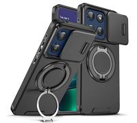 Coque pour Motorola Moto Edge 60 Stylus 5G avec protection d'appareil photo, protection d'appareil photo hybride robuste militaire antichoc pour Motorola Moto G Stylus 2025 5G (noir)
