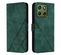 Coque pour Motorola Moto Edge 70 5G Coque Etui avec Porte Carte à Rabat Clapet Portefeuille en PU Cuir Pochette Magnétique Flip Case Étui Cover Housse Protection Coque pour Moto Edge 70 5G, Vert