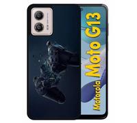 Coque Pour Motorola Moto G13 - Manette 3d Xbox Game - Silicone - Noir