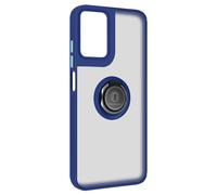 Coque pour Motorola Moto G24, G04 et G04s Bague Support Vidéo Bleu