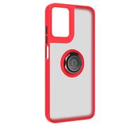 Coque pour Motorola Moto G24, G04 et G04s Bague Support Vidéo Rouge