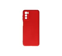 Coque pour Motorola Moto G42 Semi-rigide Soft-touch Fine Rouge