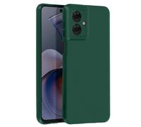 Coque pour Motorola Moto G55 Silicone Souple Mat Vert foncé