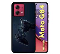 Coque Pour Motorola Moto G84 - Manette 3d Xbox Game - Silicone - Noir