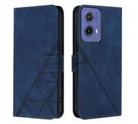 Coque pour Motorola Moto G85 5G Coque Etui avec Porte Carte à Rabat Clapet Portefeuille en PU Cuir Pochette Magnétique Flip Case Étui Cover Housse Protection Coque pour Motorola Moto G85 5G, Bleu