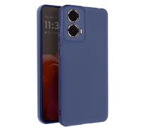 Coque pour Motorola Moto G85 Silicone Souple Mate Bleu nuit
