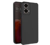 Coque pour Motorola Moto G85 Silicone Souple Mate Noir