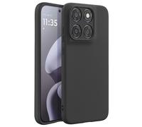 Coque pour Motorola Moto G87 en Silicone Souple et Anti-Traces Noir