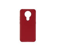Coque Nokia 3.4 Flexible Antichoc Finition Mat Anti-traces rouge