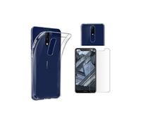 Coque Pour Nokia 5.1 Plus Et Verre Trempé Film Protection Ecran Phonillico®
