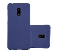 cadorabo Coque pour Nokia 6 2017 en Frost Bleu FONCÉ - Housse Protection Souple en Silicone TPU avec Anti-Choc et Anti-Rayures - Ultra Slim Fin Gel Case Cover Bumper