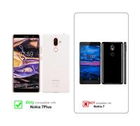 Coque pour Nokia 7 PLUS Housse Etui Protection Floral Pochette Case