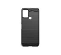 Avizar Coque pour Nokia C22 Flexible Effet Carbone Noir