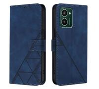 Coque pour Nokia HMD Pulse/HMD Pulse Pro/HMD Pulse Plus Coque Etui avec Porte Carte à Rabat Clapet Portefeuille en PU Cuir Pochette Magnétique Flip Case Étui Cover Housse Protection Coque, Bleu