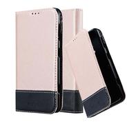 cadorabo Coque pour Nokia Lumia 625 en Rose Noir - Housse Protection avec Fermoire Magnétique, Stand Horizontal et Fente Carte - Portefeuille Etui Poche Folio Case Cover
