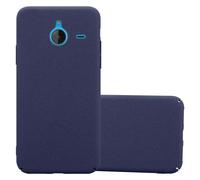cadorabo Coque pour Nokia Lumia 640 XL en Frosty Bleu - Housse Protection Rigide en Plastique Dur avec Anti-Choc et Anti-Rayures - Ultra Slim Fin Hard Case Cover Bumper