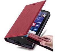 cadorabo Coque pour Nokia Lumia 920 en Rouge DE Pomme - Housse Protection avec Fermoire Magnétique, Stand Horizontal et Fente Carte - Portefeuille Etui Poche Folio Case Cover