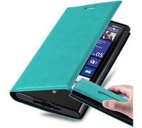 cadorabo Coque pour Nokia Lumia 920 en Turquoise PÉTROLE - Housse Protection avec Fermoire Magnétique, Stand Horizontal et Fente Carte - Portefeuille Etui Poche Folio Case Cover