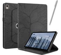 Coque Pour Nokia T21 10.4 Pouce 2022, Étui Cuir Pu Housse De Protection Flip Avec [Stylet] Fonction Support Antichoc Étui Rotatif À 360° - Noir[Coq9121589]