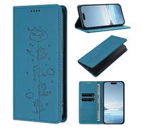 Coque pour Nokia X20 / Nokia X10, Étui Housse Portefeuille en Cuir PU [Blocage RFID] [Magnétique] Flip Cover Housse avec Porte-Cartes pour Nokia X20 / Nokia X10, Bleu