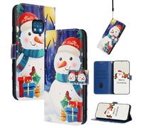 Coque pour Nokia XR20 Pochette de Portefeuille,Etui Coque Clapet à Rabat Portefeuille Cuir avec Porte Carte Magnétique Case Housse Protection Cover Étui pour Nokia XR20,Noël-2