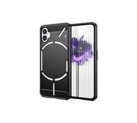Coque pour Nothing Phone 1 - housse etui silicone gel carbone + verre trempe - NOIR -