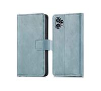 Coque pour Nothing Phone (1) Similicuir Bleu clair