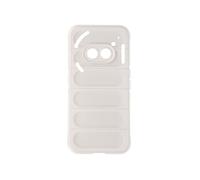 Coque pour Nothing Phone 2a et 2a Plus Antichoc Silicone texturé 3D Blanc