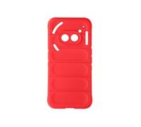 Coque pour Nothing Phone 2a et 2a Plus Antichoc Silicone texturé 3D Rouge