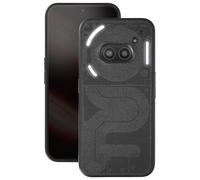 Coque pour Nothing Phone 2a et 2a Plus Dos Cuir Vegan Contour Souple Noir