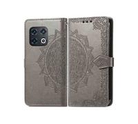 imoshion imoshion Etui de téléphone portefeuille Mandala OnePlus 10 Pro Gris