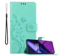 Coque pour OnePlus 11 5G Housse Etui Protection Floral Pochette Case