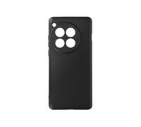 Avizar Coque pour OnePlus 12 5G Caméra Protégée Silicone Mat Fin Noir