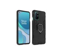 Coque pour OnePlus 8T Rigide Antichoc Bague Métallique Support Vidéo Noir
